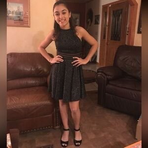 Sparkly Halter Dress